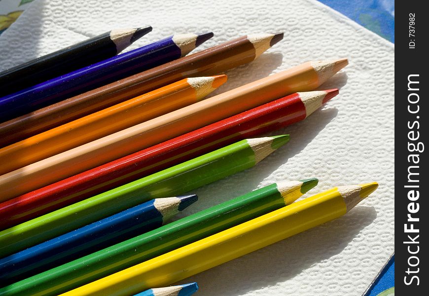 Colored pencils