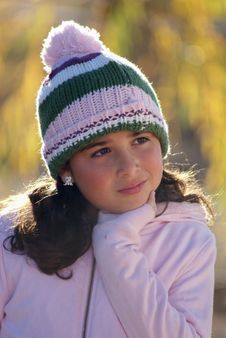 Little Girl In Winter Clothes Royalty Free Stock Photo Little Girl In Winter Clothes Royalty Free Stock Photo