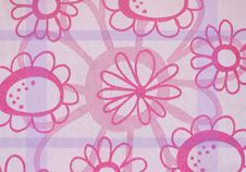 Flowery Kitchen Fabric Stock Photo Flowery Kitchen Fabric Stock Photo