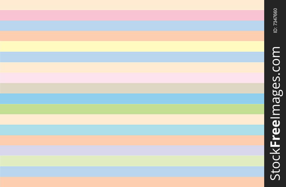 Multicolored stripes
