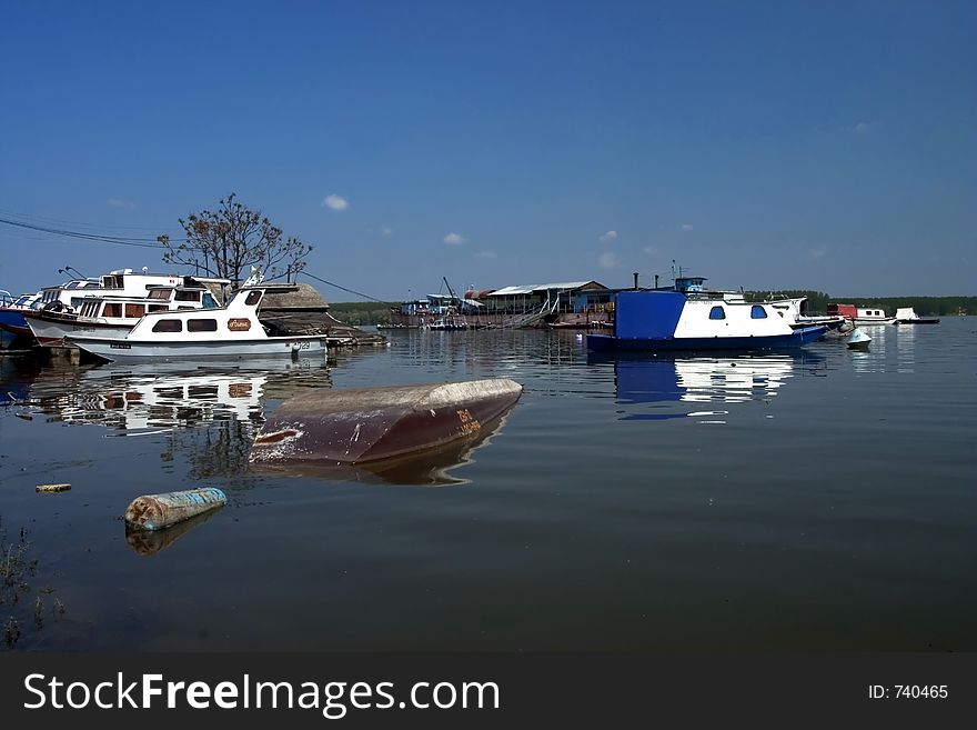 Boats in the water