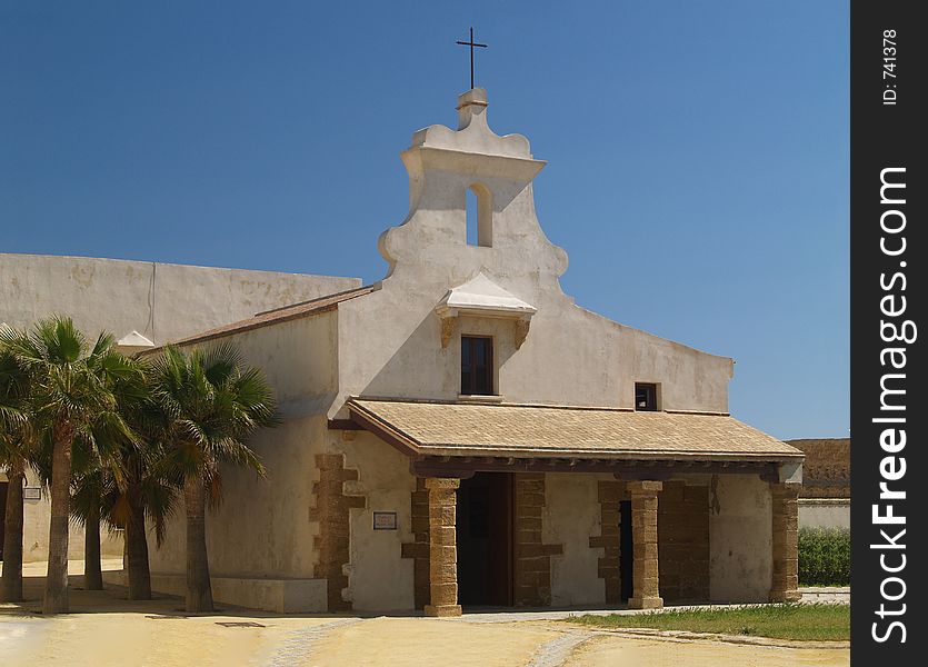 Old chapel in Cadiz, Spain