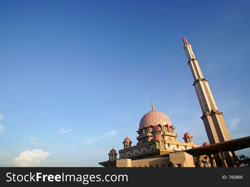 Putra Mosque in Putrajaya. November 2004.