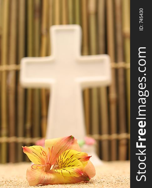 Flower And Cross