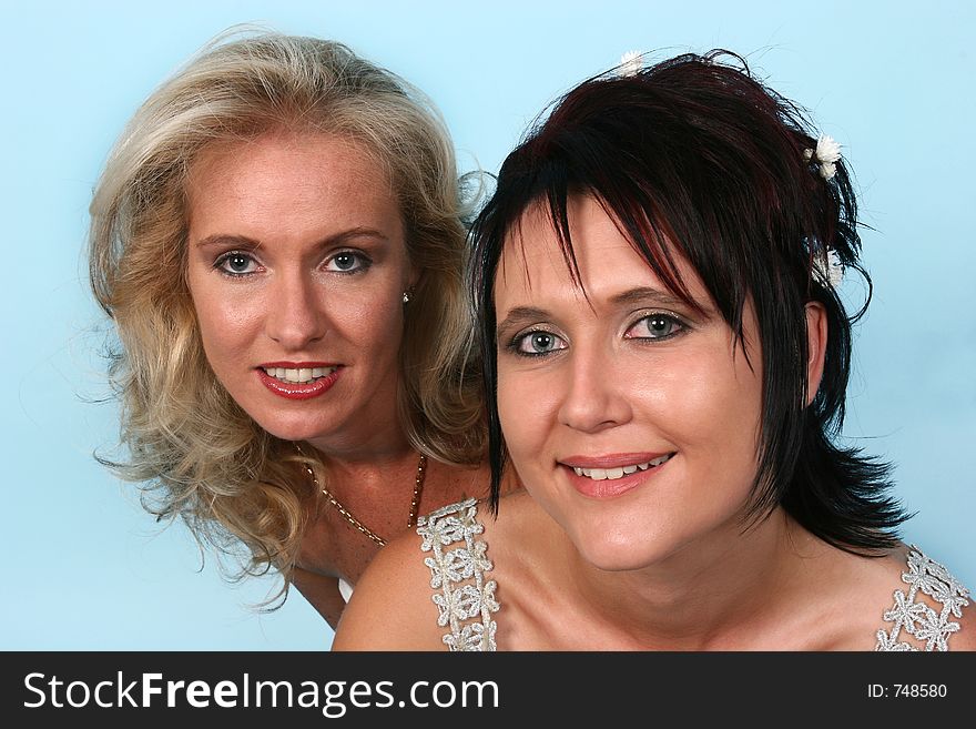 Two Woman Smiling