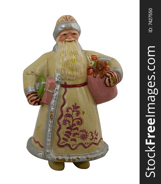 Santa Claus from pape-mashe manufacturing of 50th years of the last century