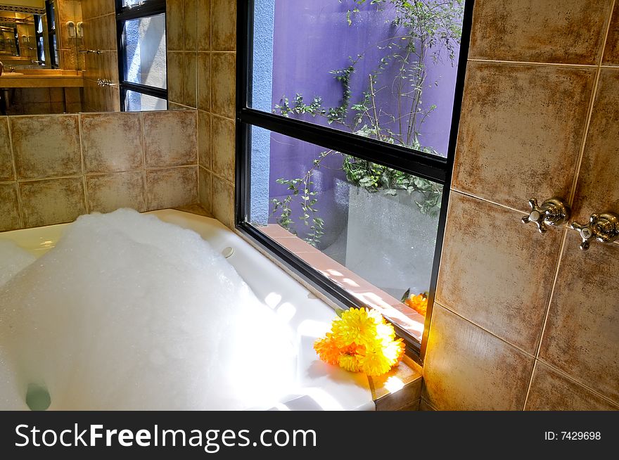 Bathroom with jacuzzi