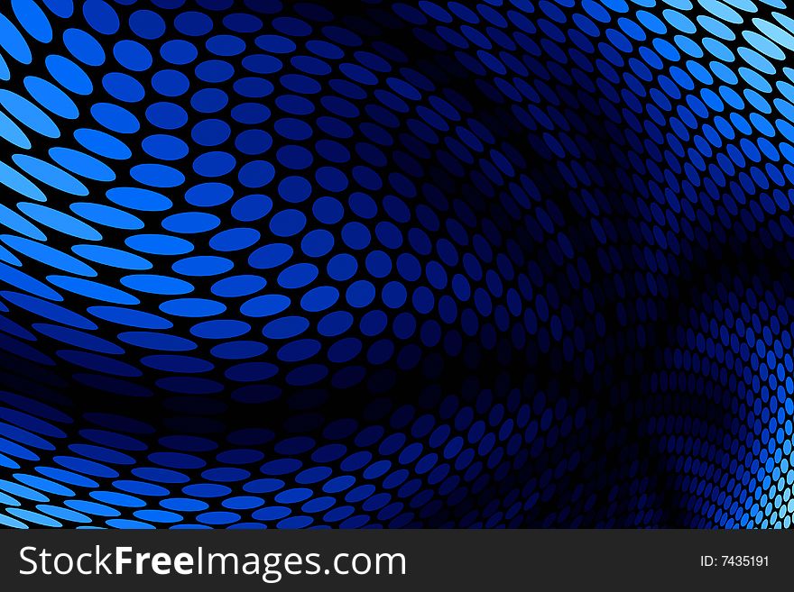 Vector illustration of Abstract Blue