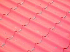 False Roof Of Red Tiles Stock Image False Roof Of Red Tiles Stock Image
