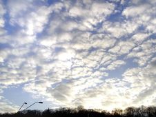 Sunny Sky With Clouds Royalty Free Stock Image Sunny Sky With Clouds Royalty Free Stock Image