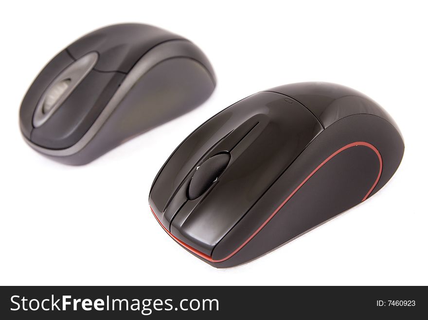 Computer mouse isolated on a white