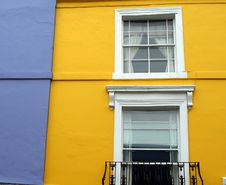 Portobello Yellow And Blue Royalty Free Stock Image Portobello Yellow And Blue Royalty Free Stock Image
