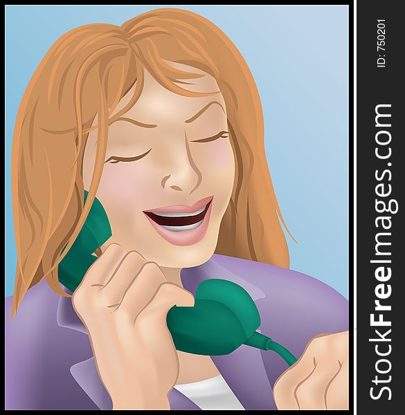 Woman On The Phone