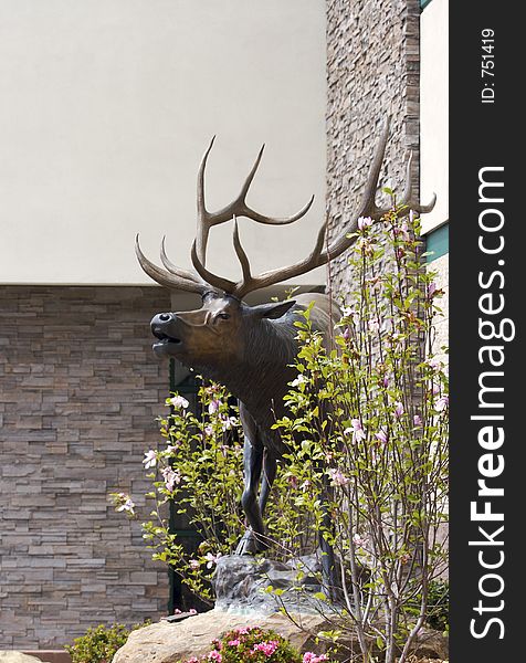 Elk or Moose Statue