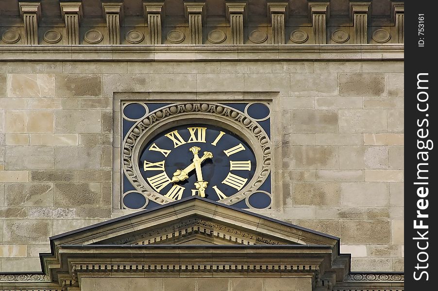 Watch on church tower in Budapest. Watch on church tower in Budapest.