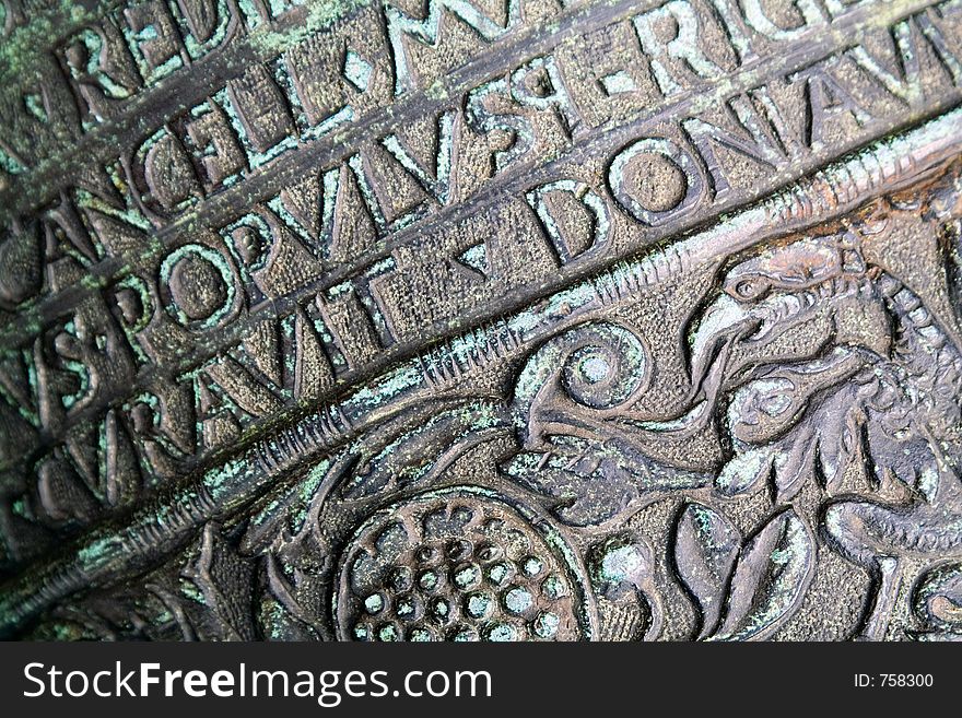 The detail of the gun of the 17th century. The detail of the gun of the 17th century