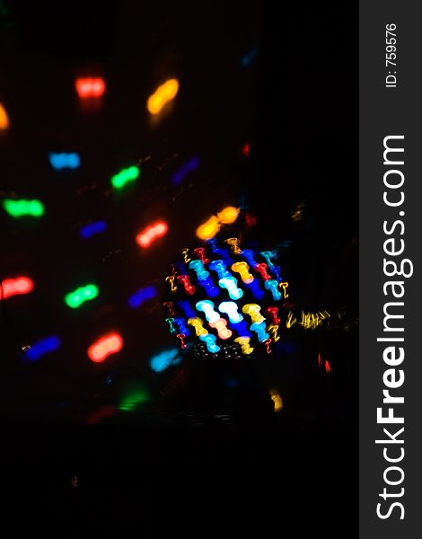 Colorfull discoball