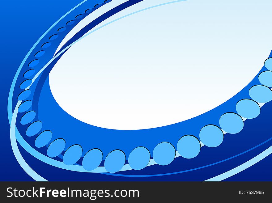 Vector illustration of Abstract Blue