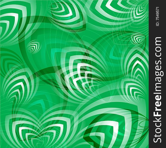 An illustrated green background with an abstract pattern. An illustrated green background with an abstract pattern.