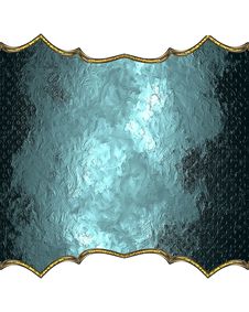 Abstract Blue Nameplate. Template For Design. Copy Space For Ad Brochure Or Announcement Invitation Stock Images Abstract Blue Nameplate. Template For Design. Copy Space For Ad Brochure Or Announcement Invitation Stock Images