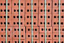 Banded Bricks Royalty Free Stock Photo Banded Bricks Royalty Free Stock Photo