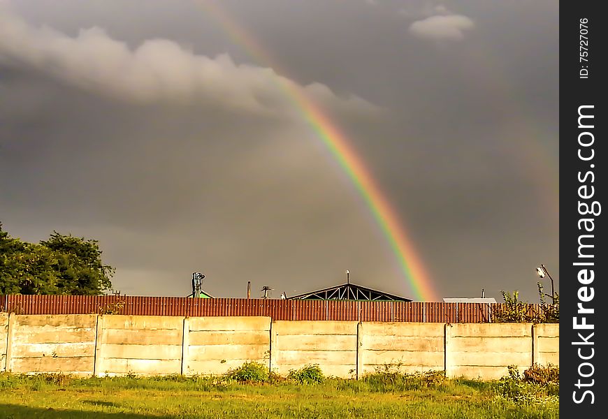 Colorful Rainbow After The Storm