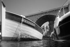Boats Moored Royalty Free Stock Photography Boats Moored Royalty Free Stock Photography