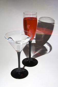 Two Glasses Stock Images Two Glasses Stock Images