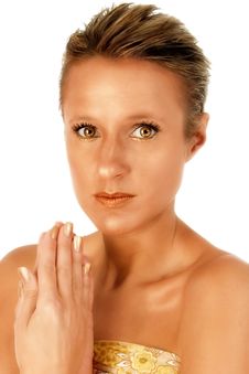 Bronze Woman Stock Image Bronze Woman Stock Image