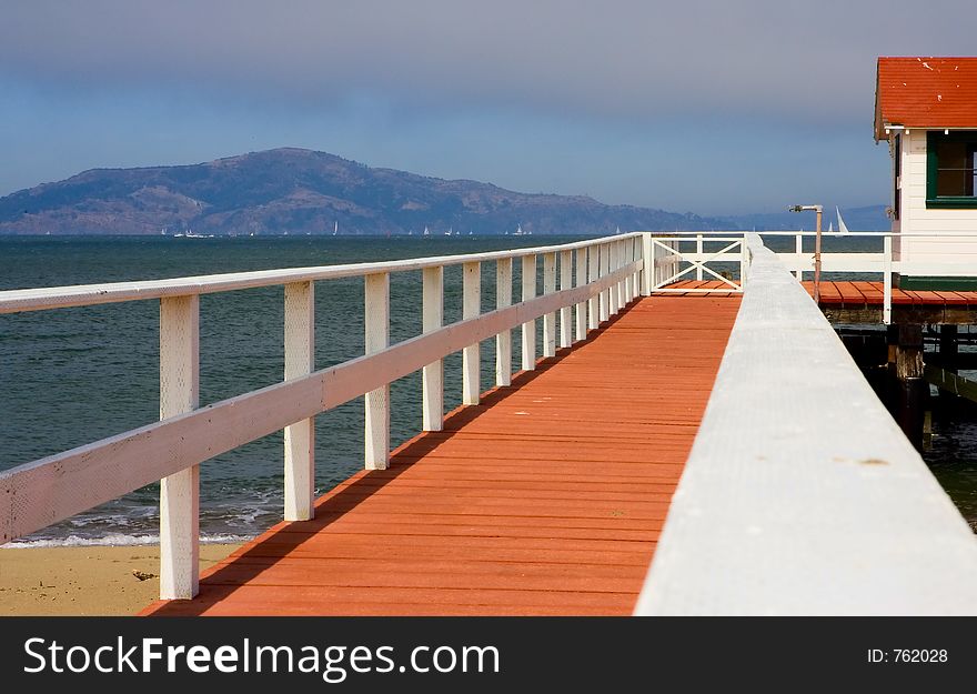 Marina boardwalk