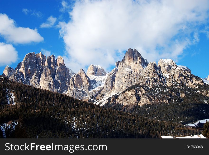Dolomities - Italy in wintertime