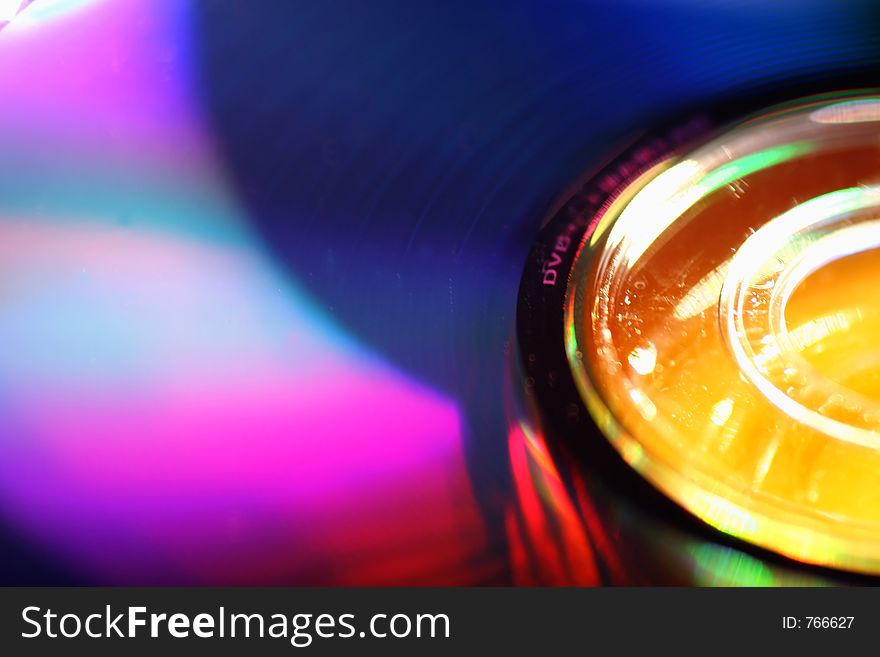 DVD disk blur