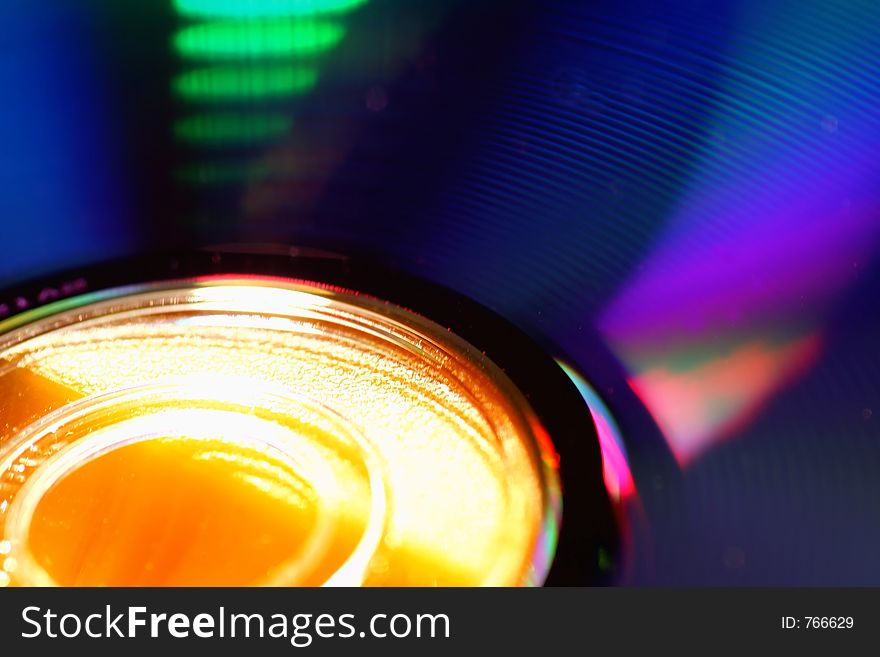 DVD Disk Blur