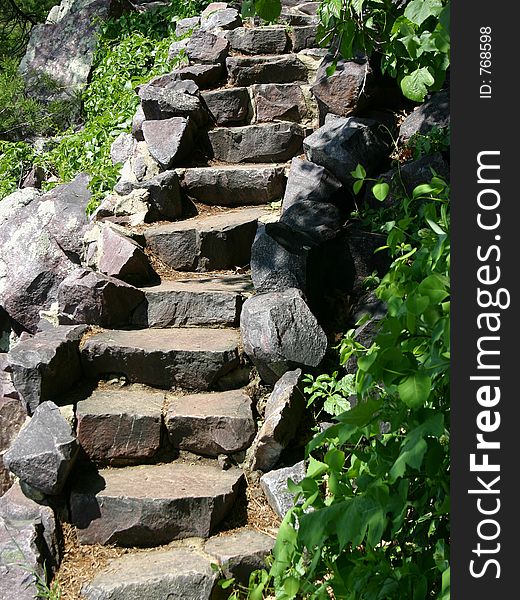 Stone Stairway from a state park