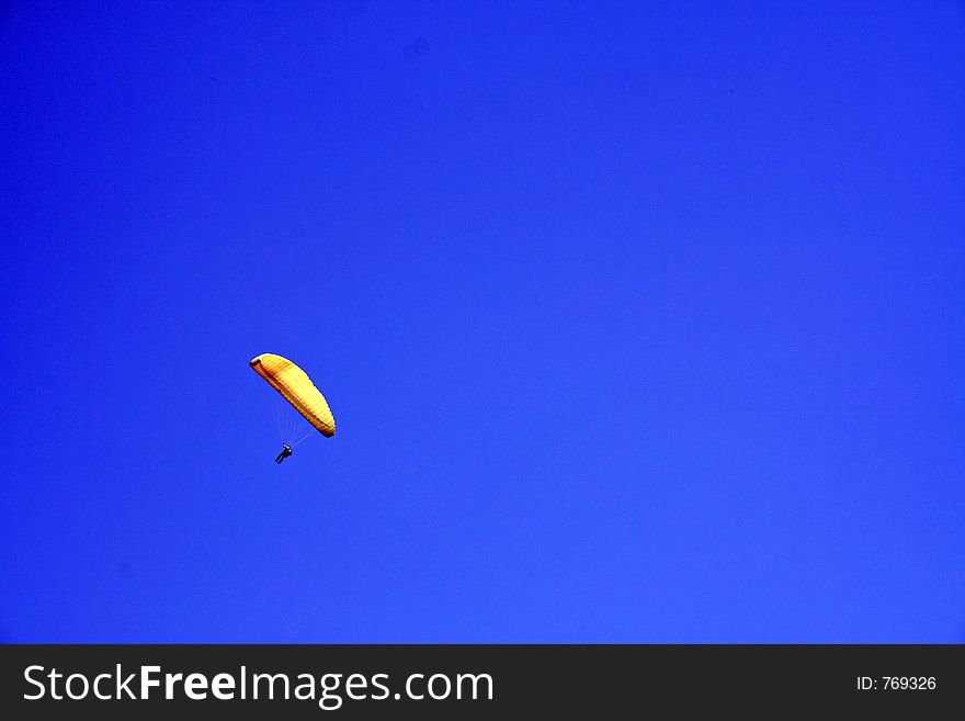 Parasailing in Indian himalayas,. Parasailing in Indian himalayas,