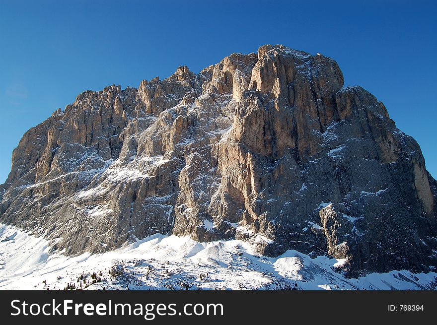 Dolomities - Italy in wintertime