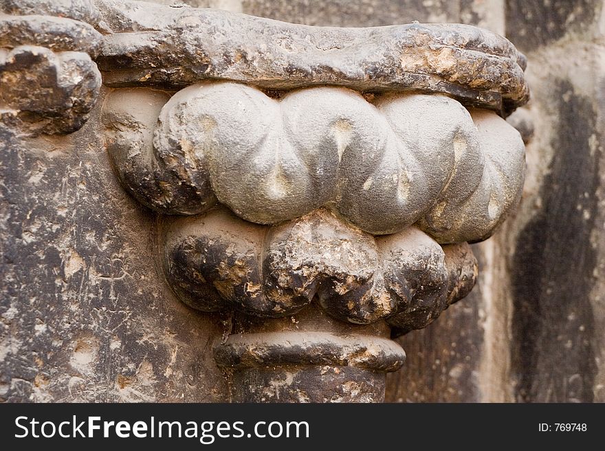 Stone decoration. Stone decoration