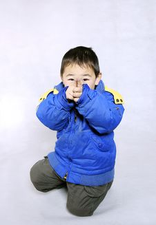 White Makeup Asian Boy With Different Expressions Picture. Image: 8461492