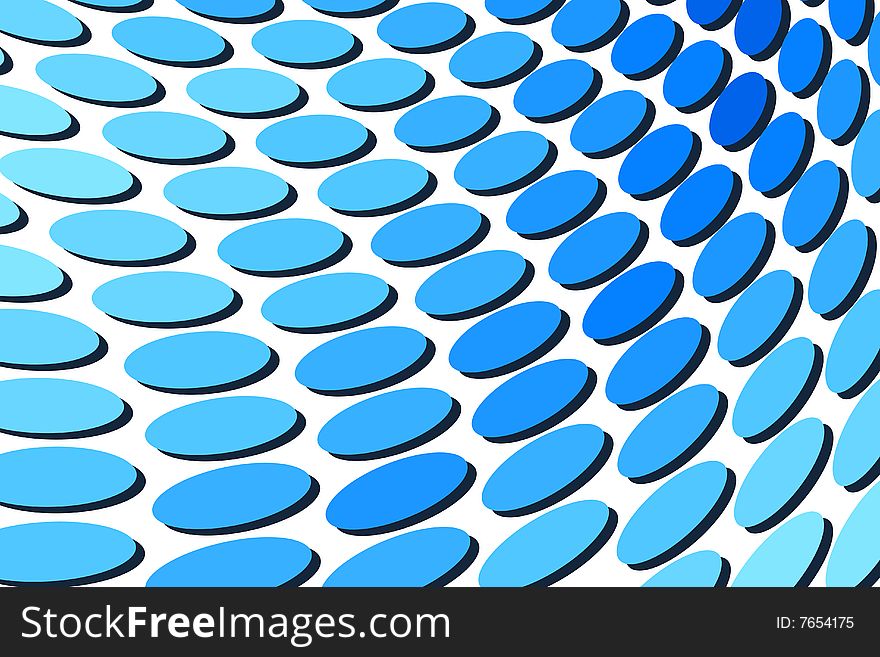 Vector illustration of Blue Spot Pattern