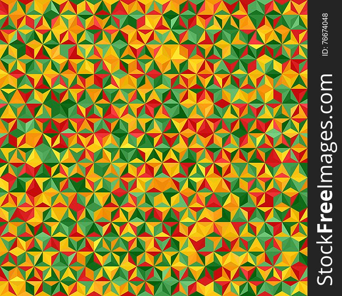 Triangle pattern. Vector seamless background