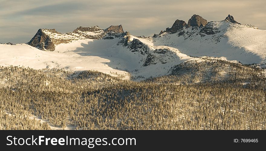 Snow-covered Mountains