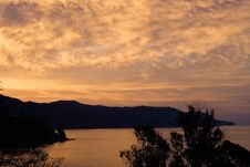 Sunrise Over The Spanish Coast Royalty Free Stock Photography Sunrise Over The Spanish Coast Royalty Free Stock Photography