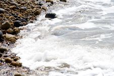 Tide Coming In Royalty Free Stock Photography Tide Coming In Royalty Free Stock Photography