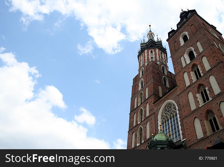 Famous Krakow landmark. Famous Krakow landmark
