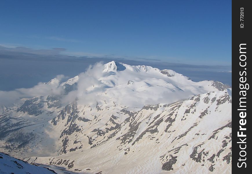 Mountain Ficht in Caucasus. Mountain Ficht in Caucasus