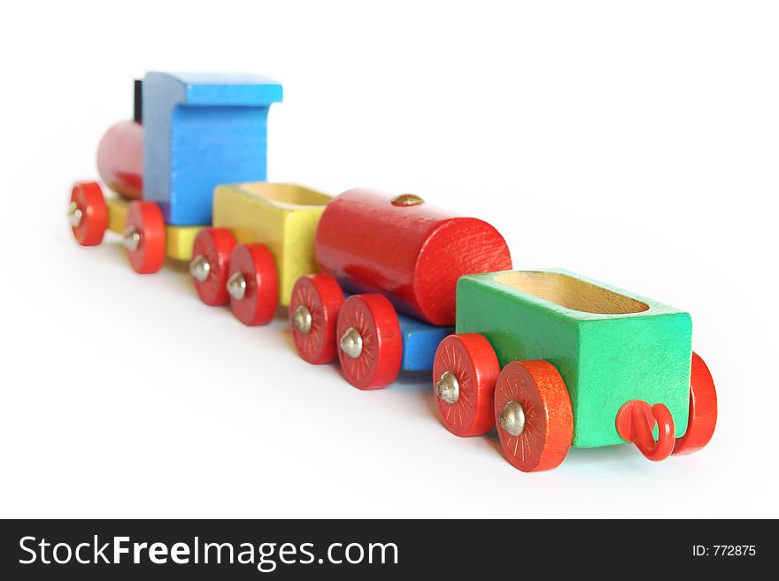 Studio Photo Wooden Toy Train