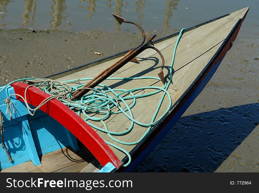 Rusty anchor. Rusty anchor