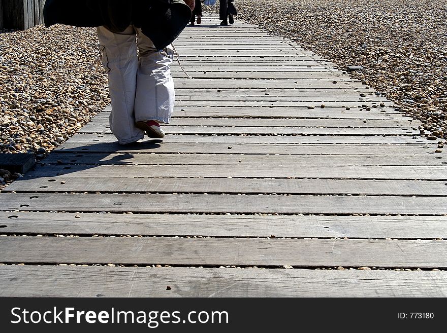 Close up of a path