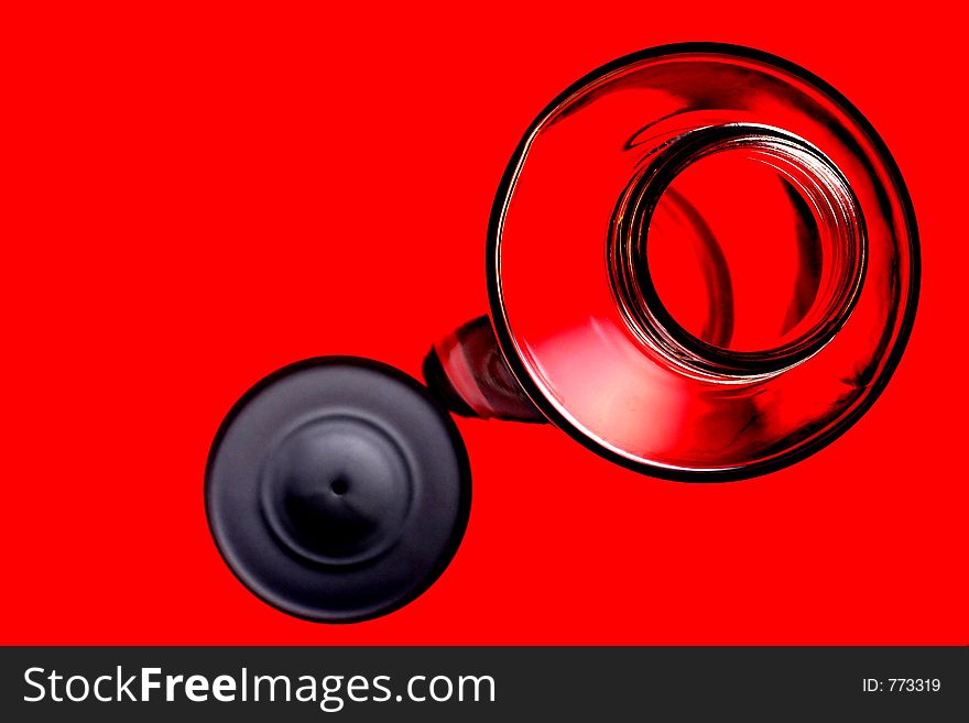 Abstract design of bottle,cap and reflection on red background. Abstract design of bottle,cap and reflection on red background.