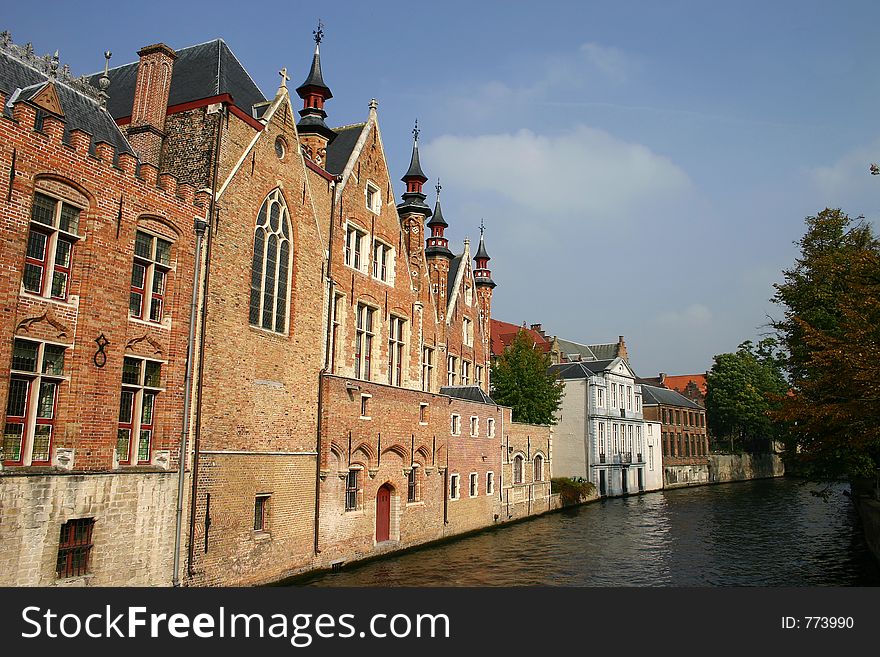 Buildings Along Canal